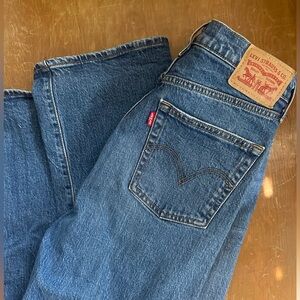 Levi’s Ribcage straight jeans 28